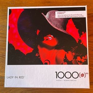 Buffalo Games 1,000 piece puzzle (Product) Red Lady in Red